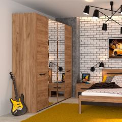 АФИНА А11а Шкаф для одежды (крафт) в Ялуторовске - yalutorovsk.mebel24.online | фото 2
