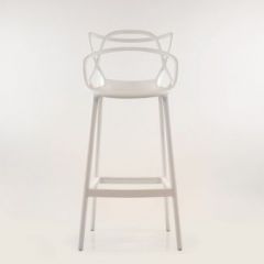 Барный стул Barneo N-235 Masters, белый, design Phillip Stark в Ялуторовске - yalutorovsk.mebel24.online | фото 3