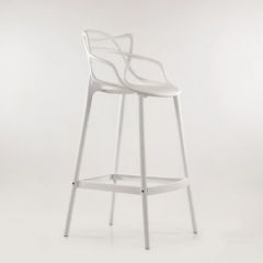 Барный стул Barneo N-235 Masters, белый, design Phillip Stark в Ялуторовске - yalutorovsk.mebel24.online | фото 5