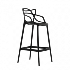 Барный стул Barneo N-235 Masters, черный, design Phillip Stark в Ялуторовске - yalutorovsk.mebel24.online | фото 1