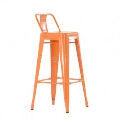 Барный стул Barneo N-242 Tolix Style 2003 Оранжевый в Ялуторовске - yalutorovsk.mebel24.online | фото