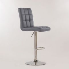 Барный стул Barneo N-48 Kruger серый в Ялуторовске - yalutorovsk.mebel24.online | фото 3
