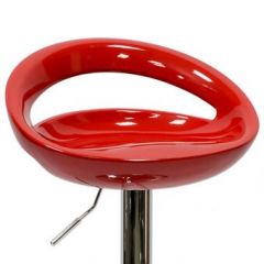 Барный стул Barneo N-6 Disco красный глянец в Ялуторовске - yalutorovsk.mebel24.online | фото 2