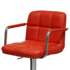 Барный стул Barneo N-69 Kruger Arm Красный в Ялуторовске - yalutorovsk.mebel24.online | фото 2