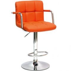Барный стул Barneo N-69 Kruger Arm Оранжевый в Ялуторовске - yalutorovsk.mebel24.online | фото 1