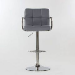Барный стул Barneo N-69 Kruger Arm Серый в Ялуторовске - yalutorovsk.mebel24.online | фото 3