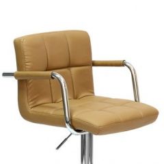Барный стул Barneo N-69 Kruger Arm Светло-коричневый в Ялуторовске - yalutorovsk.mebel24.online | фото 2
