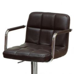 Барный стул Barneo N-69 Kruger Arm Темно-коричневый в Ялуторовске - yalutorovsk.mebel24.online | фото 2
