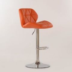 Барный стул Barneo N-85 Diamond оранжевый в Ялуторовске - yalutorovsk.mebel24.online | фото 2