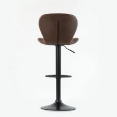 Барный стул Barneo N-86 Time / Black / VPU Brown Vintage коричневый винтаж PK970-18 в Ялуторовске - yalutorovsk.mebel24.online | фото 2