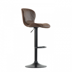 Барный стул Barneo N-86 Time / Black / VPU Brown Vintage коричневый винтаж PK970-18 в Ялуторовске - yalutorovsk.mebel24.online | фото 1