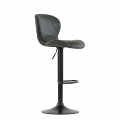 Барный стул Barneo N-86 Time / Black / VPU Dark Gray Vintage серый винтаж 970-11 в Ялуторовске - yalutorovsk.mebel24.online | фото