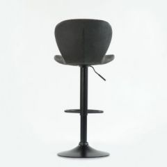 Барный стул Barneo N-86 Time / Black / VPU Dark Gray Vintage серый винтаж 970-11 в Ялуторовске - yalutorovsk.mebel24.online | фото 2