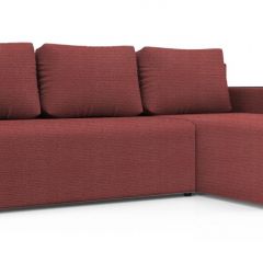 Диван угловой Алиса 3 Shaggy MAUVE - TEOS BLACK в Ялуторовске - yalutorovsk.mebel24.online | фото