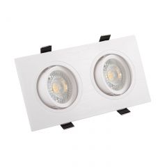 DK3022-WH Встраиваемый светильник, IP 20, 10 Вт, GU5.3, LED, белый, пластик в Ялуторовске - yalutorovsk.mebel24.online | фото 3