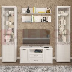 Гостиная Карина Композиция 13 (Снежный ясень) в Ялуторовске - yalutorovsk.mebel24.online | фото