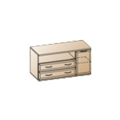 Гостиная Карина Композиция 22 (Ясень Асахи) в Ялуторовске - yalutorovsk.mebel24.online | фото 8