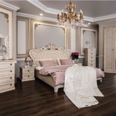 Комод 4 ящика Афина + Зеркало ППУ Афина (крем корень) в Ялуторовске - yalutorovsk.mebel24.online | фото 7