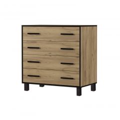 Комод 4 ящика "Лофт 8" в Ялуторовске - yalutorovsk.mebel24.online | фото 3