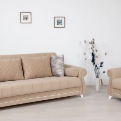 Комплект Роуз ТД 412 диван-кровать + кресло + комплект подушек в Ялуторовске - yalutorovsk.mebel24.online | фото 1