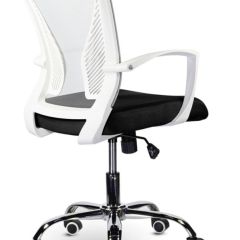 Кресло BRABIX "Wings MG-306" (пластик белый, хром, сетка, серое/черное) 532010 в Ялуторовске - yalutorovsk.mebel24.online | фото 4