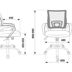 Кресло Бюрократ CH-695N/SL/BLACK черный TW-01 черный TW-11 в Ялуторовске - yalutorovsk.mebel24.online | фото 4