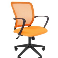Кресло для оператора CHAIRMAN 698 (ткань/сетка TW - оранжевый) в Ялуторовске - yalutorovsk.mebel24.online | фото