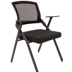 Кресло для посетителей CHAIRMAN NEXX (ткань стандарт черный/сетка DW-01) в Ялуторовске - yalutorovsk.mebel24.online | фото