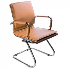 Кресло для посетителя Бюрократ CH-993-Low-V/Camel светло-коричневый в Ялуторовске - yalutorovsk.mebel24.online | фото 1