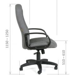 Кресло для руководителя  CHAIRMAN 685 СТ (ткань стандарт 10-356 черная) в Ялуторовске - yalutorovsk.mebel24.online | фото 6
