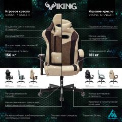 Кресло игровое Бюрократ VIKING 6 KNIGHT BL FABRIC синий в Ялуторовске - yalutorovsk.mebel24.online | фото 5