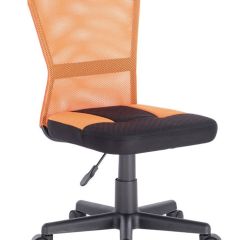 Кресло компактное BRABIX "Smart MG-313" черное/оранжевое, 531844 в Ялуторовске - yalutorovsk.mebel24.online | фото