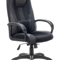 Кресло компьютерное BRABIX PREMIUM "Rapid GM-102" (экокожа/ткань, черное/серое) 532105 в Ялуторовске - yalutorovsk.mebel24.online | фото
