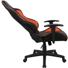 Кресло компьютерное BRABIX "GT Racer GM-100" (черное/оранжевое) 531925 в Ялуторовске - yalutorovsk.mebel24.online | фото 4