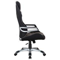 Кресло компьютерное BRABIX Techno GM-002 (ткань) черное/серое, вставки белые (531815) в Ялуторовске - yalutorovsk.mebel24.online | фото 4