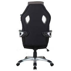 Кресло компьютерное BRABIX Techno GM-002 (ткань) черное/серое, вставки белые (531815) в Ялуторовске - yalutorovsk.mebel24.online | фото 6