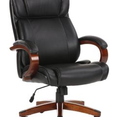 Кресло офисное BRABIX PREMIUM "Magnum EX-701" (дерево, рециклированная кожа, черное) 531827 в Ялуторовске - yalutorovsk.mebel24.online | фото