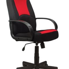 Кресло офисное BRABIX "City EX-512", ткань черная/красная, TW, 531408 в Ялуторовске - yalutorovsk.mebel24.online | фото