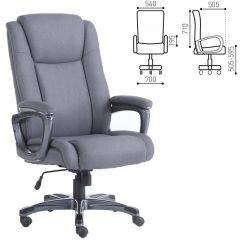 Кресло офисное BRABIX "Solid HD-005" (ткань/серое) 531823 в Ялуторовске - yalutorovsk.mebel24.online | фото