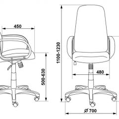 Кресло руководителя Бюрократ CH-808AXSN/#B черный 3C11 в Ялуторовске - yalutorovsk.mebel24.online | фото 3