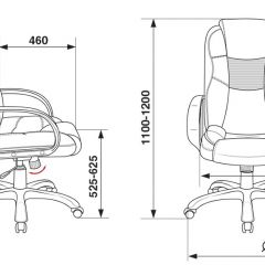 Кресло руководителя Бюрократ CH-839/BLACK черный Пегас в Ялуторовске - yalutorovsk.mebel24.online | фото 4