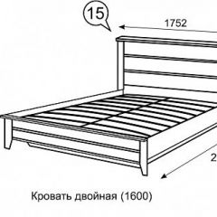 Кровать 1600 с ПМ София 15 в Ялуторовске - yalutorovsk.mebel24.online | фото 3