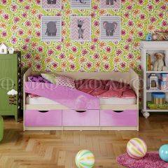 Кровать Бабочки (Сиреневый металлик) 1600 в Ялуторовске - yalutorovsk.mebel24.online | фото 1