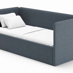 Кровать-диван Leonardo 160*70 (Серый) + боковина в Ялуторовске - yalutorovsk.mebel24.online | фото
