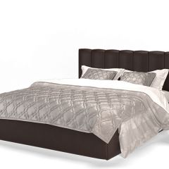 Кровать Элен 1600 + основание с ПМ (Лесмо brown) коричневый в Ялуторовске - yalutorovsk.mebel24.online | фото