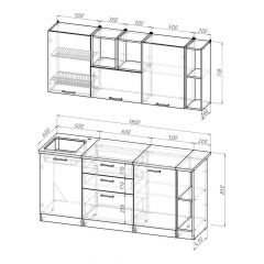 Кухонный гарнитур Ольга макси 4 1800 мм в Ялуторовске - yalutorovsk.mebel24.online | фото 2