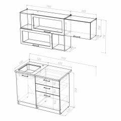 Кухонный гарнитур Полина экстра 1700 в Ялуторовске - yalutorovsk.mebel24.online | фото 4