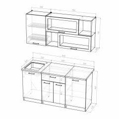 Кухонный гарнитур Симона стандарт 1600 в Ялуторовске - yalutorovsk.mebel24.online | фото 4