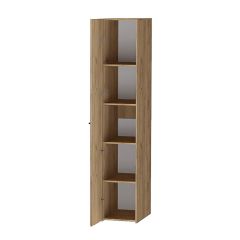 Квадро П-1 Пенал 1дв (ЛДСП дуб крафт золотой) в Ялуторовске - yalutorovsk.mebel24.online | фото 2