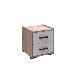 Модульная Спальня Соната (Белый/Дуб сонома) в Ялуторовске - yalutorovsk.mebel24.online | фото 3